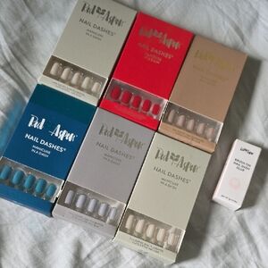 Red Aspen Nail Dashes Set - Multicolor